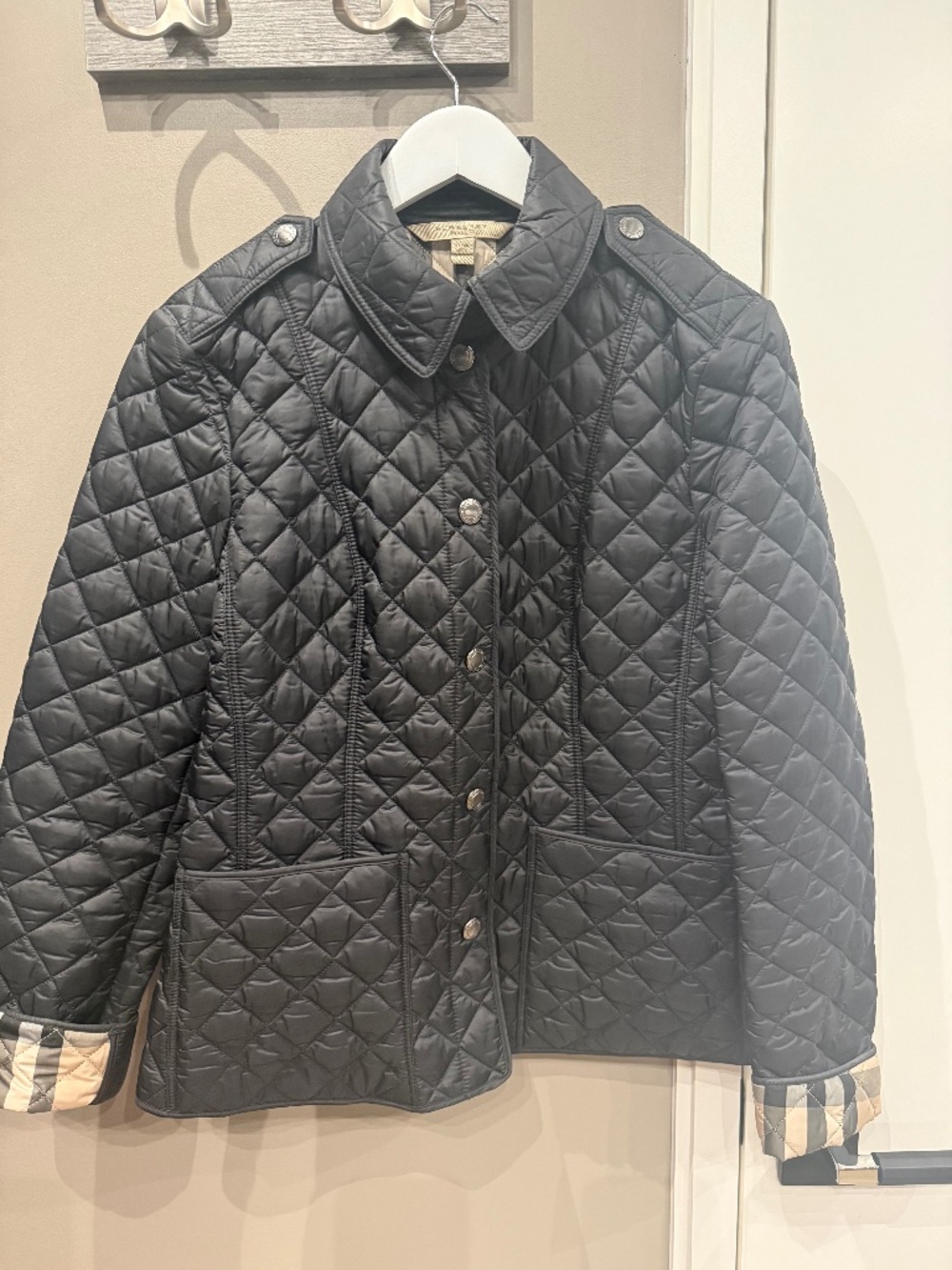 Burberry Brit Kencott Jacket - Black - Size Medium
